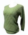 Sweater Style Round Neck Full Sleeve T-shirt - (EZ-031)