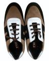 Brown & White Mix Color Shoes For Men - (SH-007)