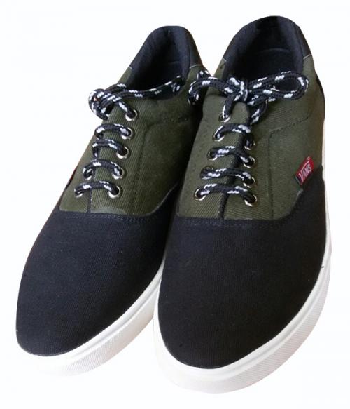 Black & Green Stylish Vans Shoes - (SH-013)