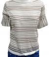 Cotton Striped T-Shirt For Ladies - (WM-0044)