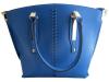 Blue Leather Handbag For Ladies - (WM-0078)