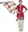 PURE COTTON EMBROIDERED FORMAL WEAR UNSTITCHED PATIALA SUIT