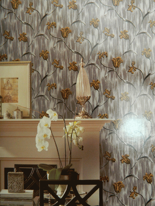 Living Walls Pattern - Contemporary Wallpaper - Per Roll - (LW-010)