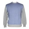 Men's Round Neck Front Jacquard Sweater - (NEP-028)