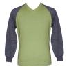 Men's V-Neck FS Bi-Color Sweater - (NEP-033)