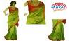 Green Silk Saree For Ladies - (MDC-002)