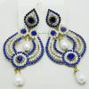 Blue Exclusive Designer Earrings - (ATS-051)