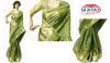 Light Green Silk Mixed Saree For Ladies - (MDC-010)