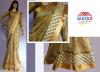 Silk Mixed Golden Saree For Ladies - (MDC-085)