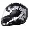 Vega Cliff Urban Dull Black Silver Helmet - (SB-103)