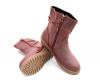 Maroon Boot With Zipper For Kids - (SB-126)