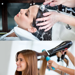 Hair Wash + Blow Dry - (OF-005)