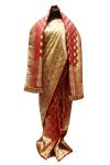 Red & Golden Bridal Banarasi Saree - (AE-052)