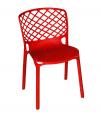 Dark Red Outdoor Chair - Visitor Chair - (FL116-16)