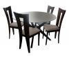 Wooden Dinning Set With Glass Top - 4 Seater - (FL206-24)