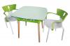 Green & White Table & Chair Set - (FL811-30)