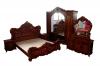 Dark Brown Wooden Bedroom Set - (FL417-22)