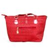 Red Fashionable Large Handbag With Foldable Lock