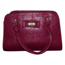 Dark Pink Medium Size Handbag For Ladies - JRB-0001