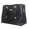 Dark Black Ssynvo Fancy Hand Bag For Ladies - JRB-0017