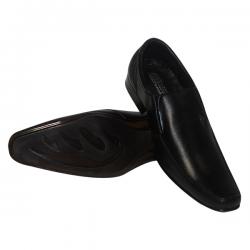 Dark Black Office Wear Shoes For Men - (SS-5013)