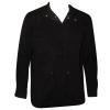 Dark Black Coat Style Fancy Jacket For Men