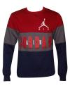 Tri Color Air Jordan Full Sleeve T-Shirt For Men