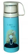 I Love Winter Printed Cute Water Bottle - 350ml