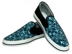 Goldstar Loafer Shoes - Blue & Black