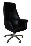 Dark Black High Back Chair - (SD-016)