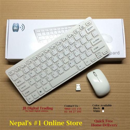 Mini Wireless Keyboard & Mouse Combo Set with Silicone cover @Rs1288