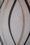 Black & Vanilla Curved Pattern Wallpaper For Home Decoration (002800)