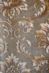Brown & Grey Floral Design Wallpaper For Home Decoration (002400) SD-WP-025