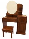 Dark Brown Wooden Dressing Table - (SD-039)