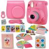 Fujifilm Instax Mini 9 Instant Camera (Flamingo Pink) With Accessory Kit