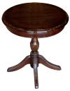 Dark Brown Sissoo Wood Coffee Table - 1 Leg (SD-064)