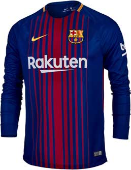 FC Barcelona 17/18 Jersey Full Sleeve 