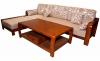 Solid Wooden Sofa Set With Tea Table - (SD-074)