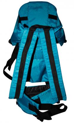 Baby Carrier Bag With Head Cover - Blue (JRB-0084)
