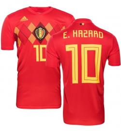 Belgium 10 E. Hazard Home Jersey 2018 (Printed) - (KSH-082)