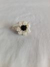 BLACK AND WHITE PEARL RING FOR GIRLS AND WOMEN