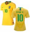 Brazil 10 Neymar Jr. Home Jersey 2018 (Printed) - (KSH-101)
