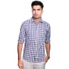 100% Cotton Large Checked Pattern Long Sleeve Shirt