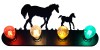 Horse Wall Lamp - 4 Color Lamps