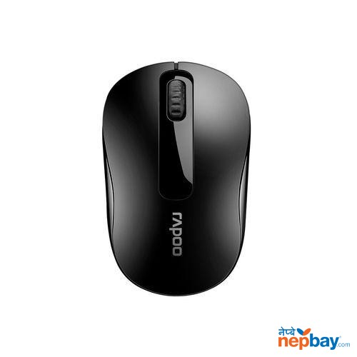 Rapoo M10 Wireless Mouse With Nano Receiver - (Black)