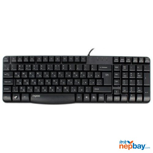 Rapoo N2400 Wired USB Keyboard - (Black)