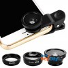 New Universal 3 in 1 Lens For IOS/Android Mobile (Black)