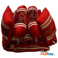 Dark Red Designer Royal Comforter Set