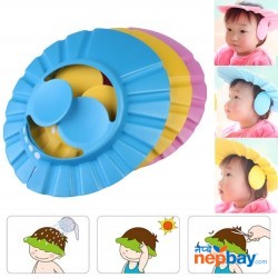 Adjustable Baby Shower Cap with Ear Shield