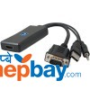 Hdmi To Vga Converter (hd Resolution Output With Audio)